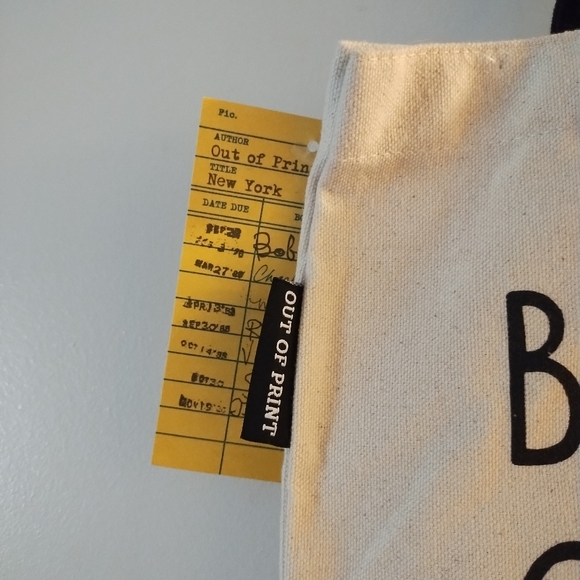 NWT OUT OF PRINT Cats Bookstores Canvas Cotton Tote Bag - Picture 2 of 6